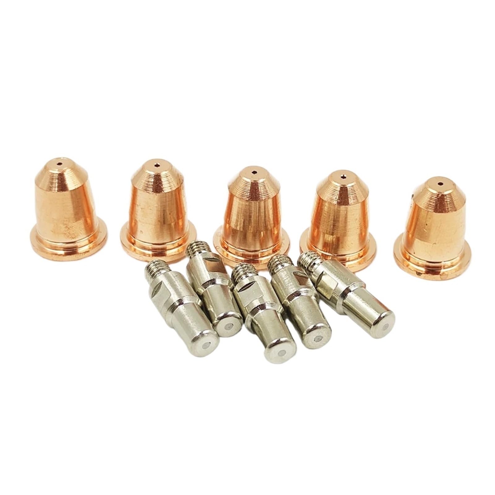 Plasma Cutter Consumable 60Pcs S45 Torch Consumables Electrode PR0110 0.8mm/1.0mm Nozzle Tips PD0116 for PT60/40 Harbor Freight Trafimet(1.0mm)