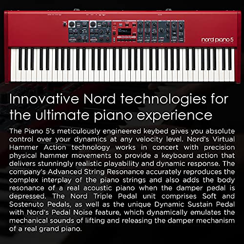 Clavia Nord Piano 5 73 · Piano de scène - Les Beatles, Paul McCartney, John Lennon, RIngo Starr, George Harrison Clavia Nord Piano 5 73 · Piano de scène – Image 6