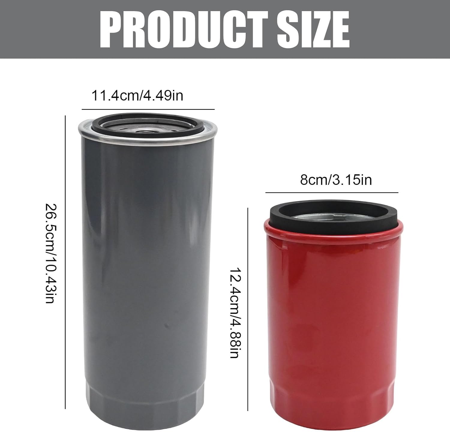 6.6L Duramax Transmission/Oil Filter, Replacement for Chevy Silverado 2001-2019 Replacement for GMC Sierra 2500 3500 HD, Replaces 114000550,128059150