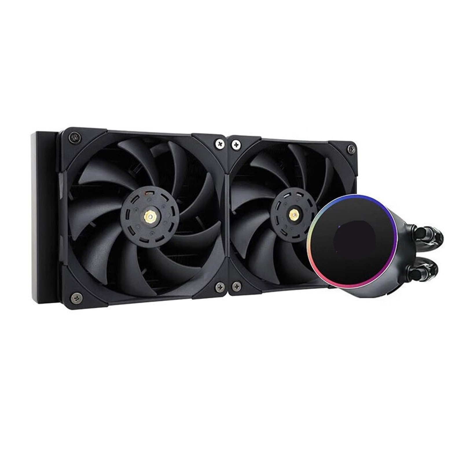 Watercooling CPU 240 à haute dissipation thermique compatible AM5 et LGA1700 avec double ventilateur