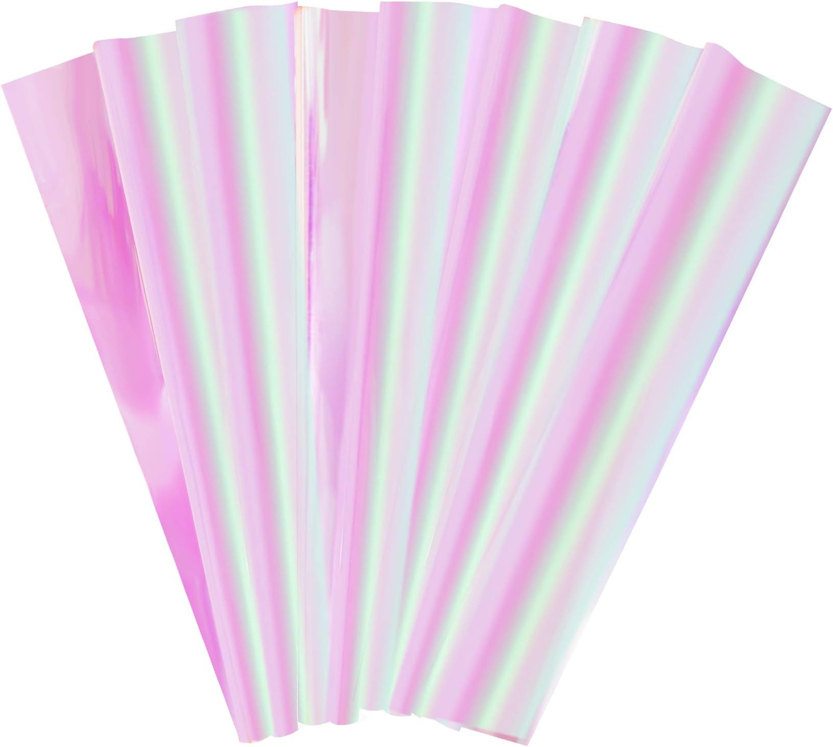 Bskifnn 20pcs Cellophane Wrap Paper Clear Rainbow Color for Birthday Mother's Day Valentine's Day Christmas Gift Candy Package Flower Wrapping 20.5" x23.6"