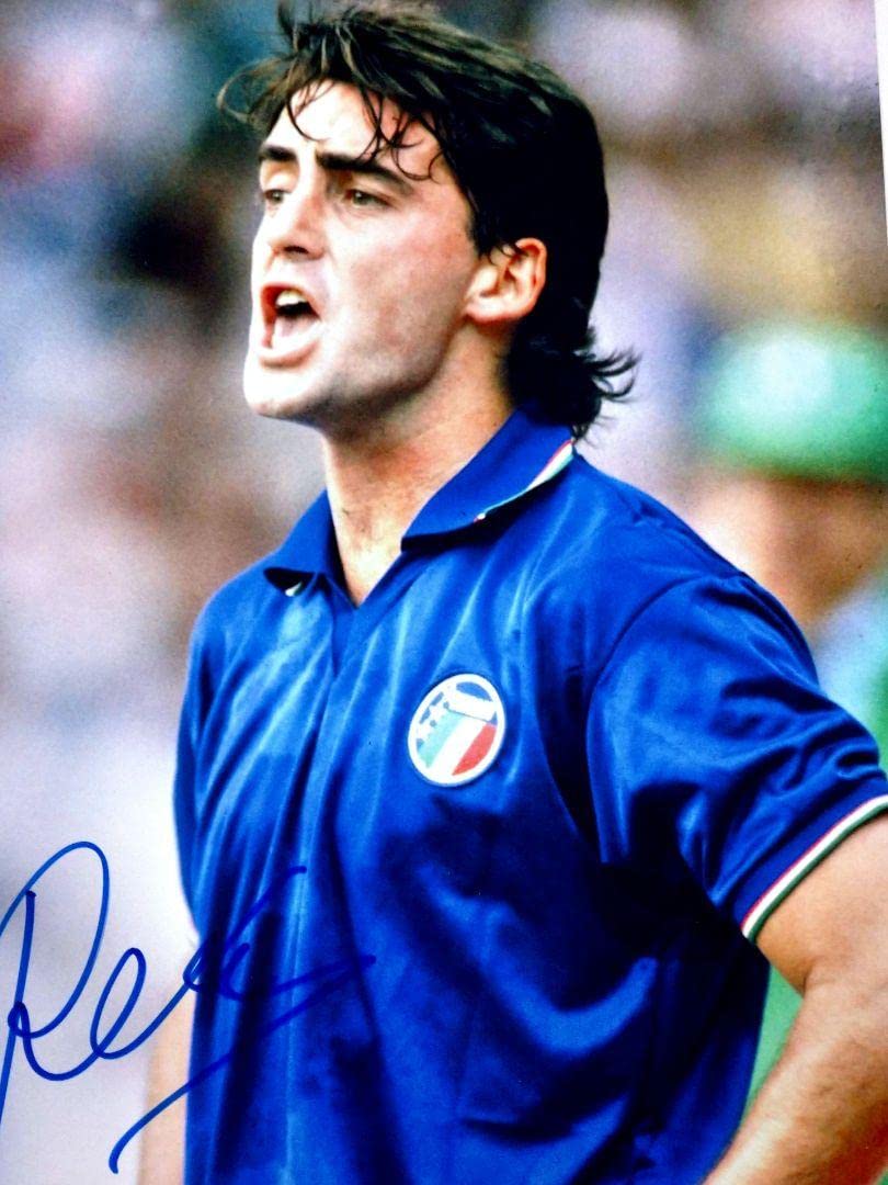 Amazon.co.jp: セール中…ロベルトマンチーニ直筆サイン入り超