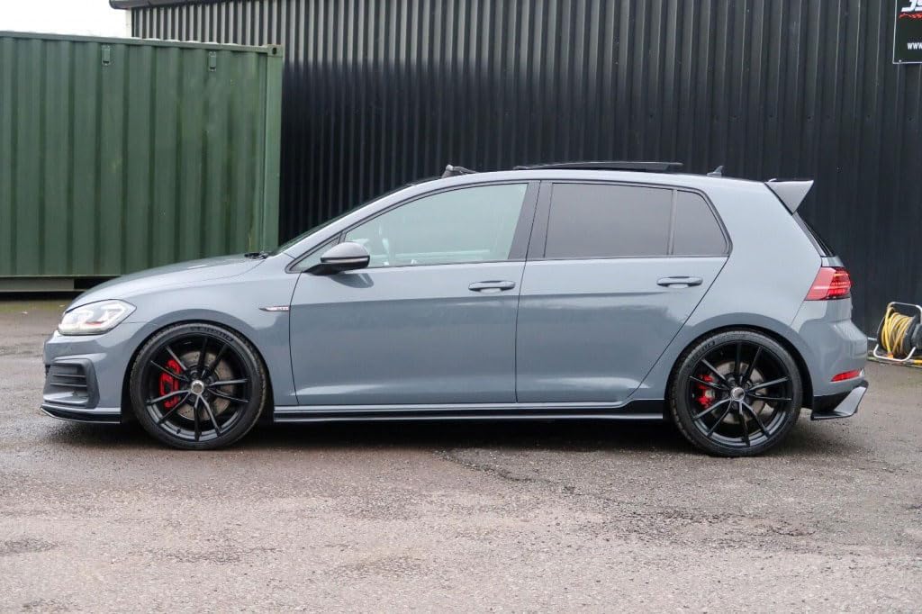 Side Skirt Extension for 2012-2020 VW Golf GTI R MK7 MK7.5 4DR TCR Style Gloss Black