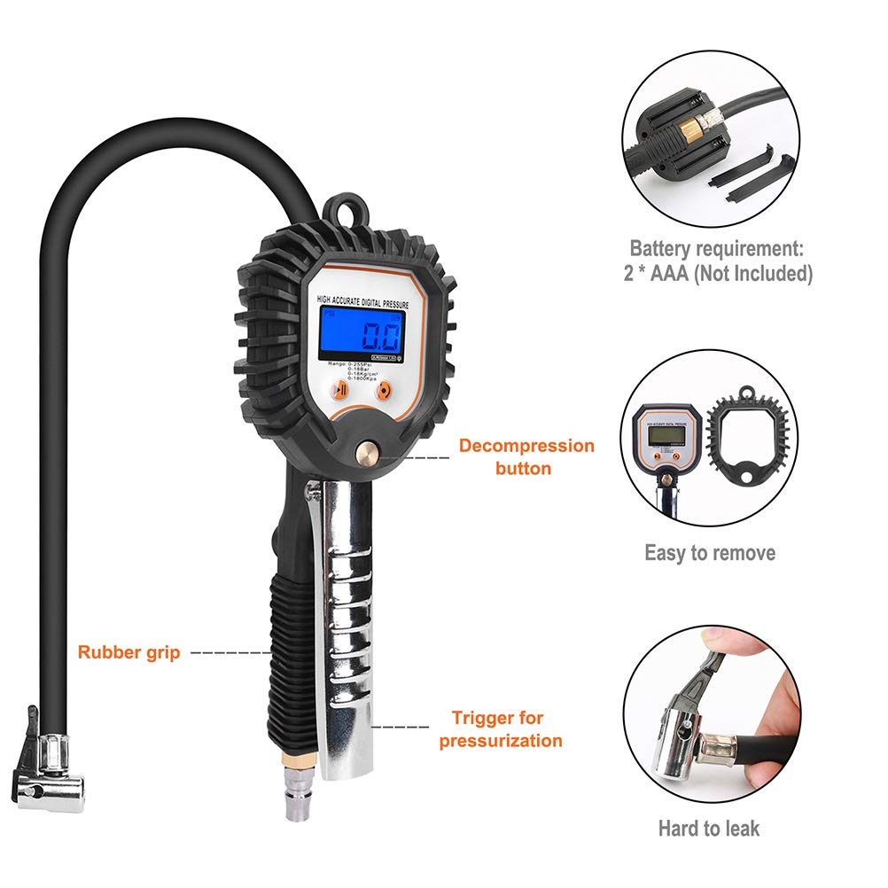Tpms Manometro per pneumatici Auto Digital per camion auto Moto SUV Pneumatici Pneumatici Sensore di pressione Strumento di riparazione Pneumatici Pneumatici Sistema di monitoraggio della pressione Pr