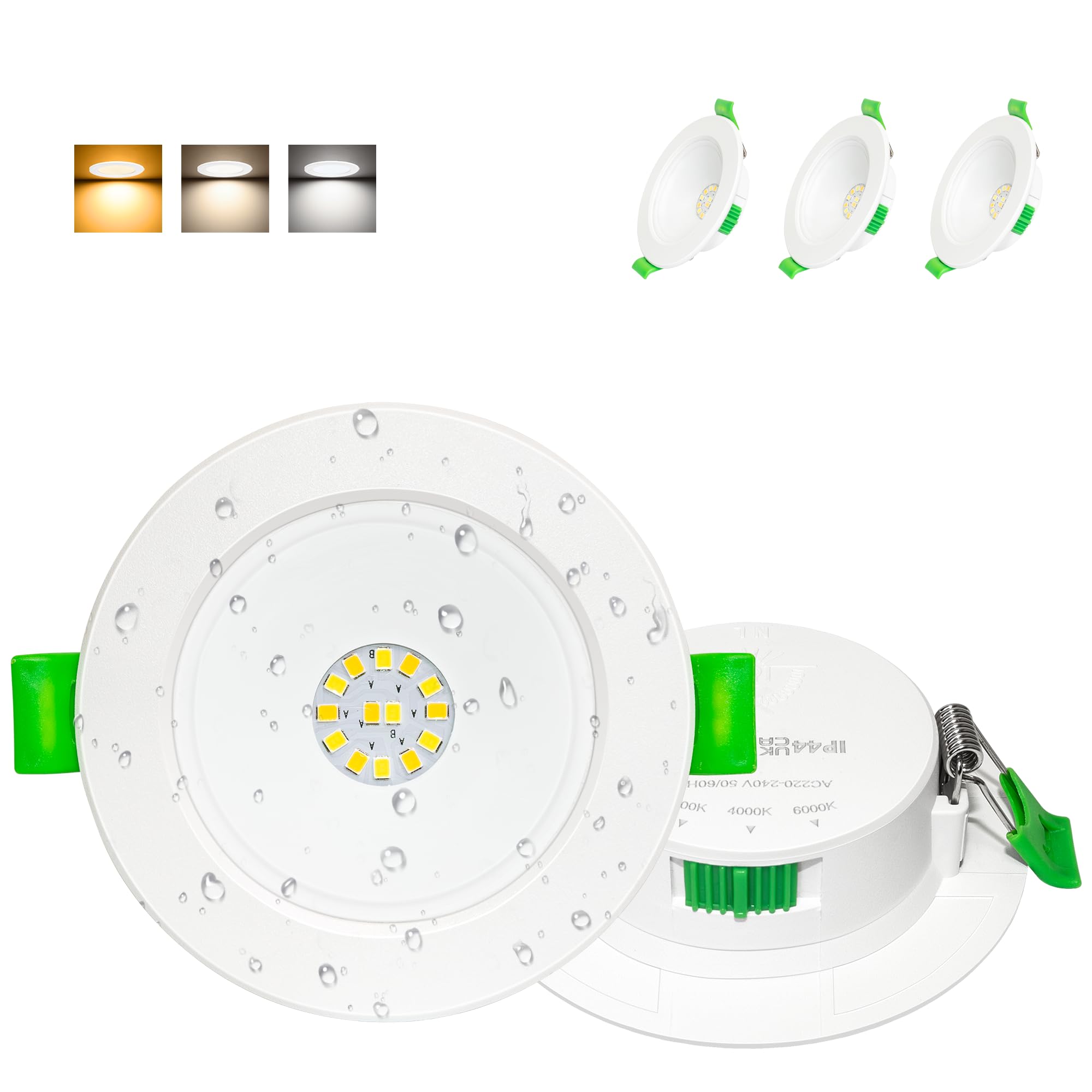 Aulaiyi LED Einbaustrahler 230V Nicht Dimmbar