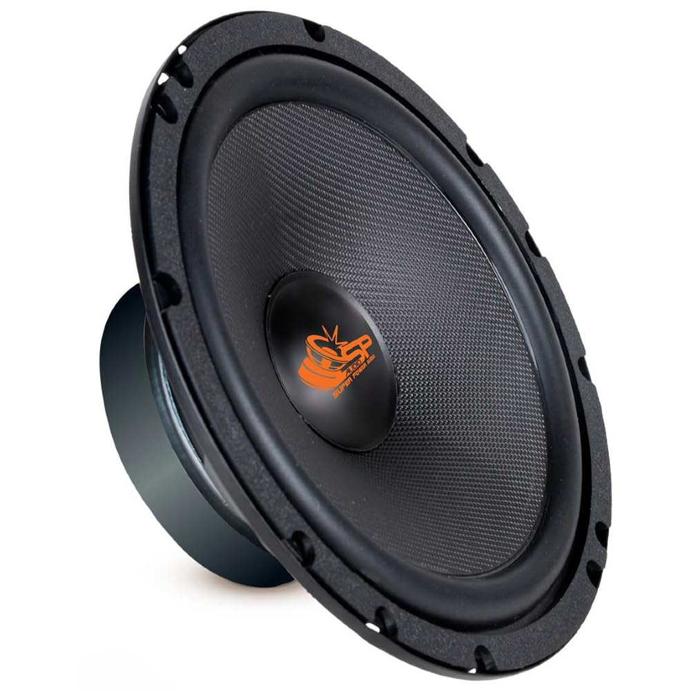 Kit SP Audio SP-6.5C 1 Kit Altoparlanti 2 Vie 6.5" 165 mm, 180 Watt RMS e 360 Watt Max, 4 ohm, 2 woofer, 2 tweeter, 2 crossover