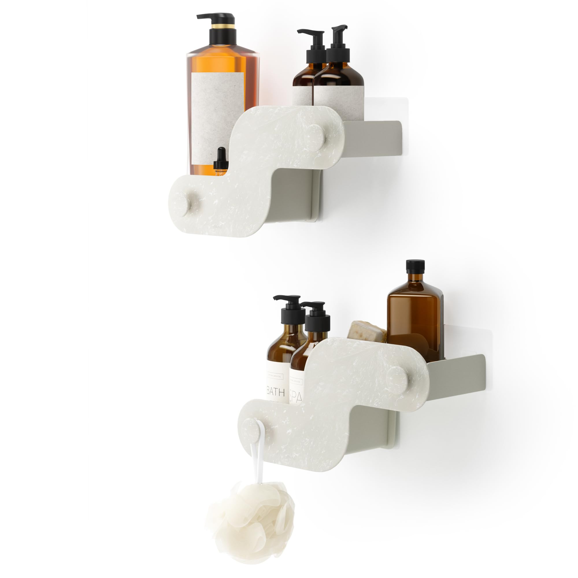 NAMI ADHESIVE BIN SET 2 OCEAN SAND bac de tri mural gain de place