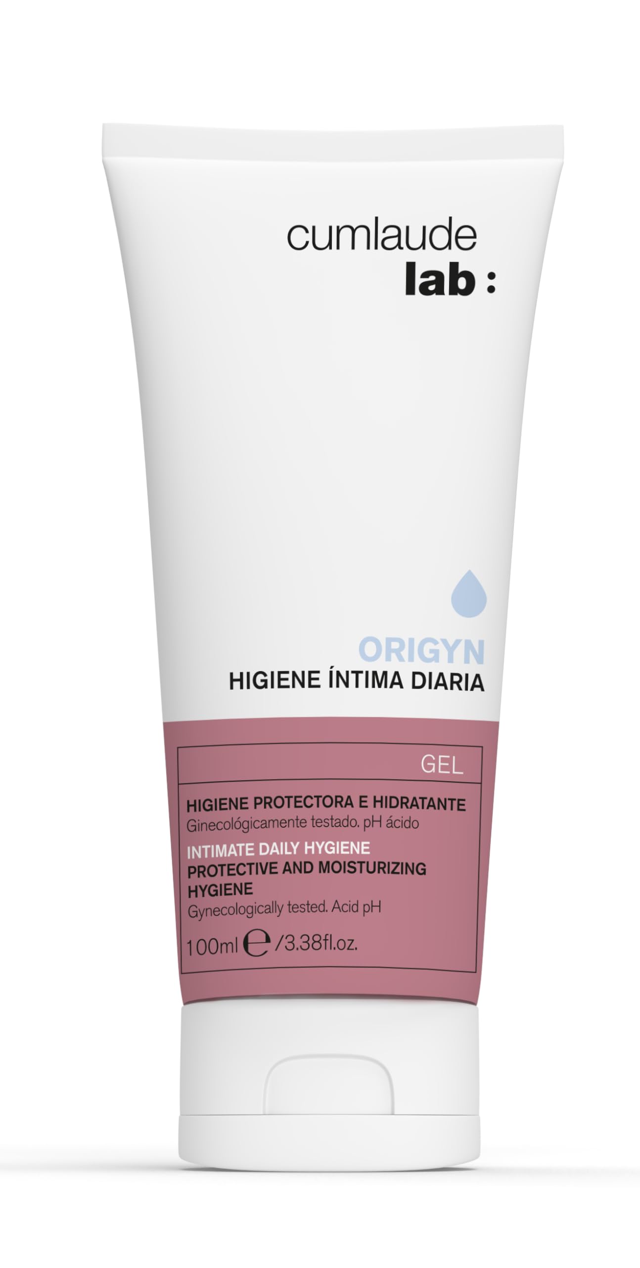 Cumlaude Lab Higiene Intima Diaria Origyn Gel Limpiador, pH Ácido, Protector e Hidratante, 100ml