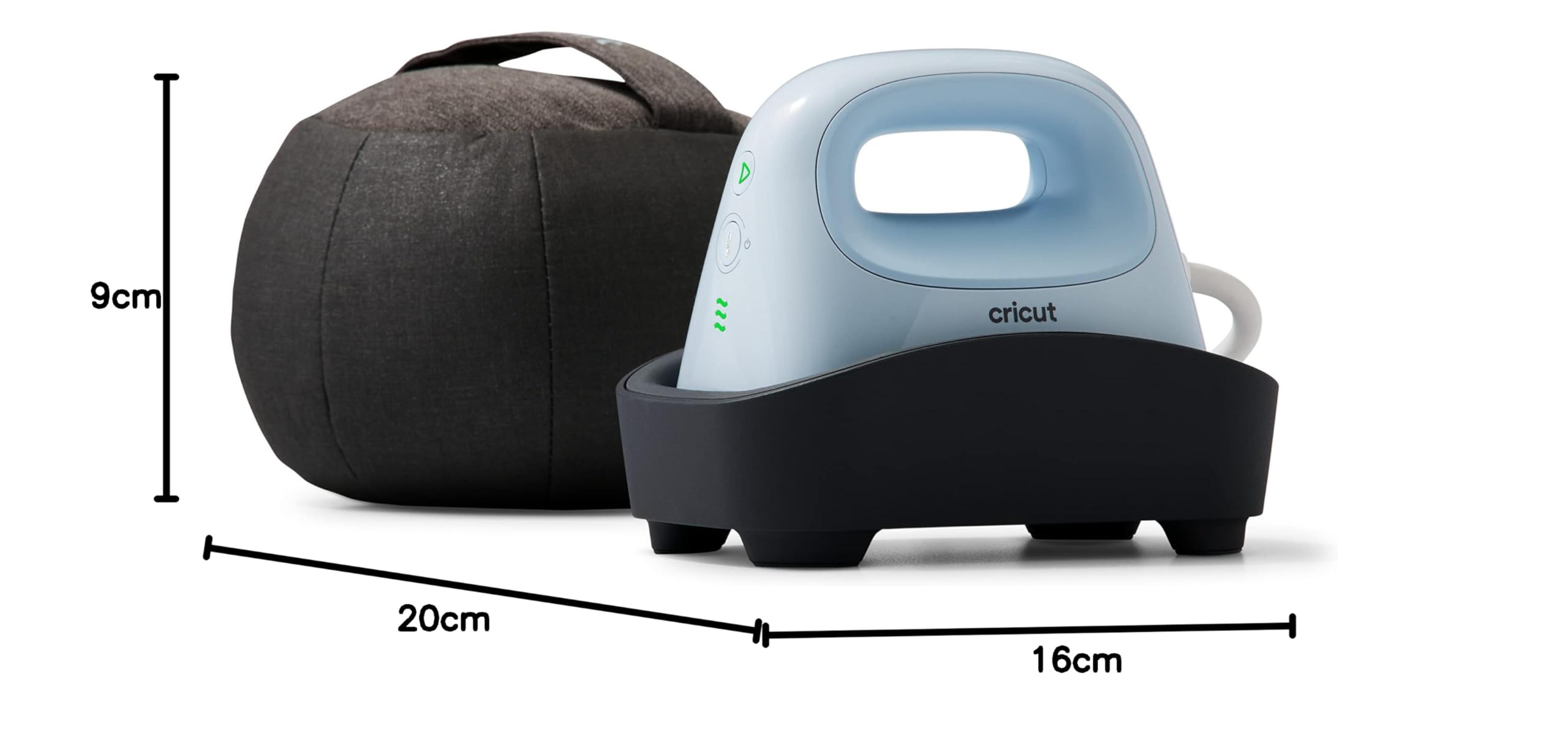Cricut Hutpresse 5" x 3" Gebogene Heißpresse für Hut- und Mützenprojekte – Zur Verwendung mit HTV-Folie, Infusible Ink und Sublimation bis zu 400°F