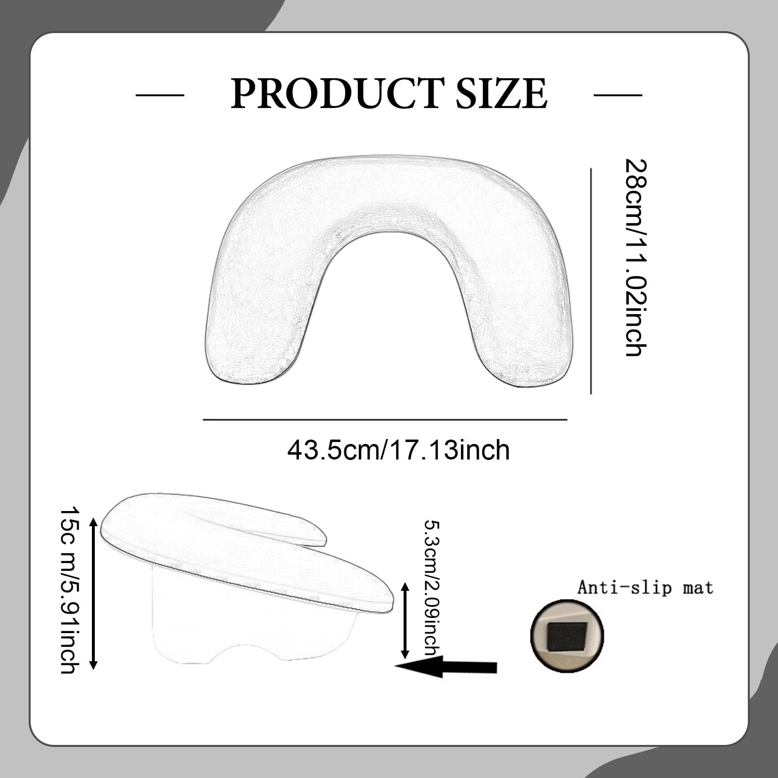 Generic Cuscino Manicure U Forma Poggiabraccio per Unghie con Porta Telefono in PU Pelle E Metallo Design Ergonomico Rimovibile Adatto a Scuole, Rosa