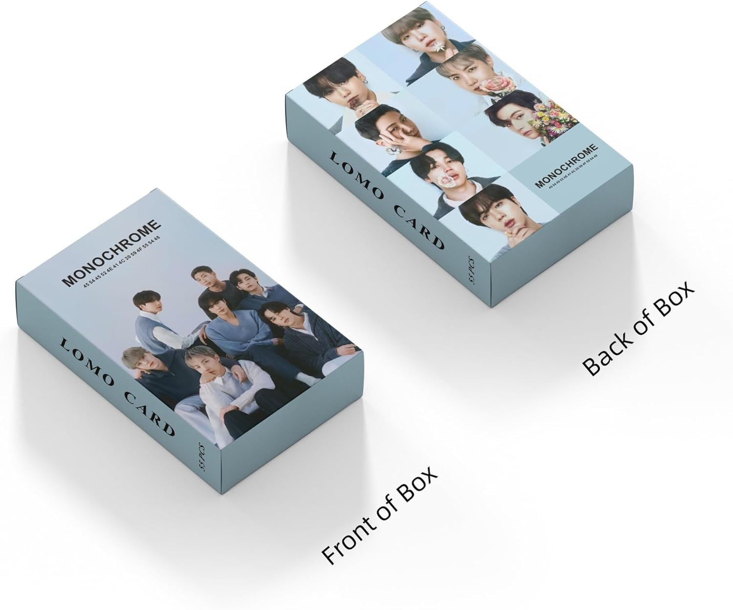 KPOP Idol 55pcs/box Stray Kids 5th Laser Photocard Holographic Lomo Ca