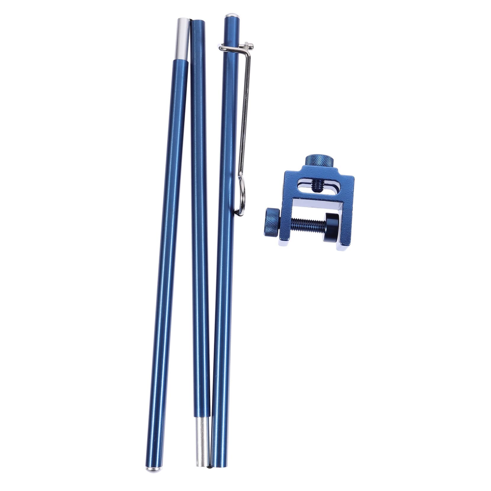 POPETPOP 2pcs Stable Camping Lamp Stand Outdoor Lamp Bracket T-Shaped Reinforcement High-Strength Aluminum Alloy Accessory