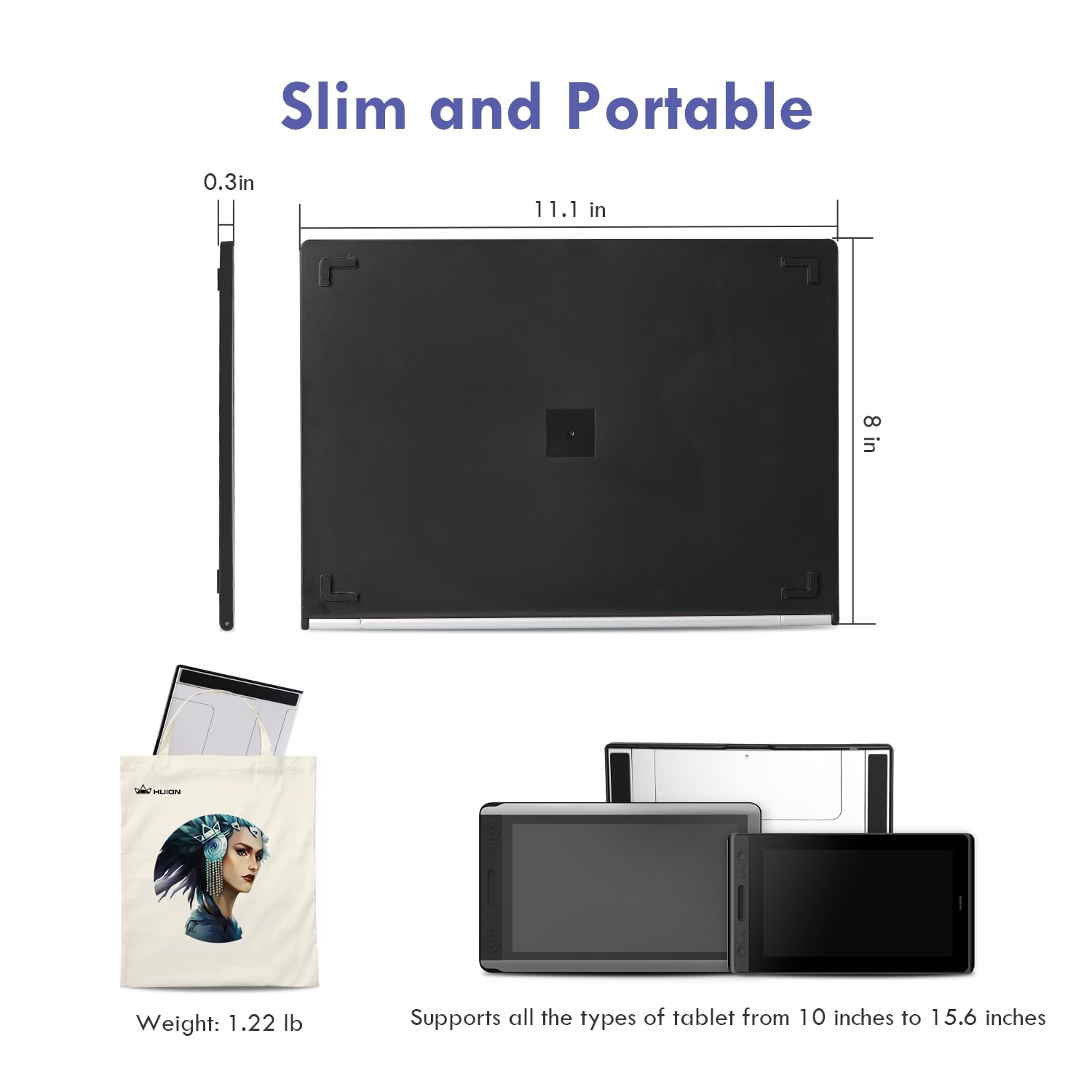 Amazon.com: HUION Adjustable Stand Multi-Angle Portable Desk Stand