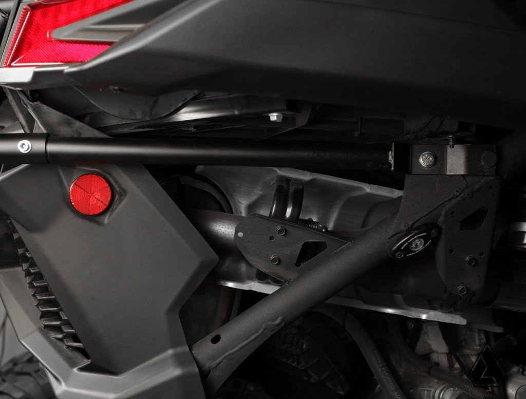 Assault Industries F-22 Rear Bumper Bk (Can-Am Maverick X3/ X3 Max), Black, Steel Construction, UV Resistant Power-Coated, Heavy-Duty Bumper for UTV, See Fitment, USA Made