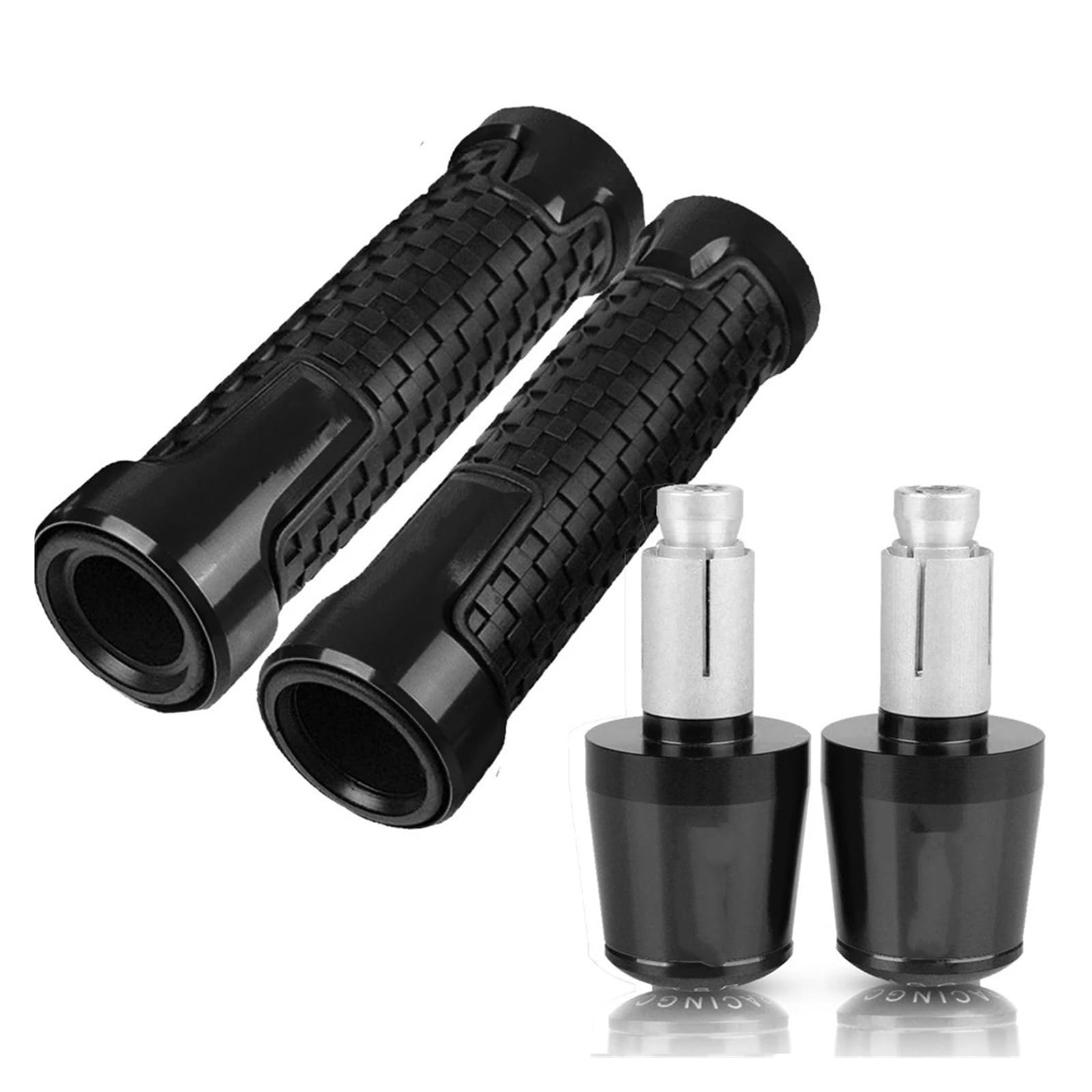 Hguvsjd for Kawasaki Z800 Z 800 2013 2014 2015 2016 2017 Motorcycle Brake Clutch Levers Adjustable Handlebar Grip Ends Motorcycle Brake Lever(Black Black Black)