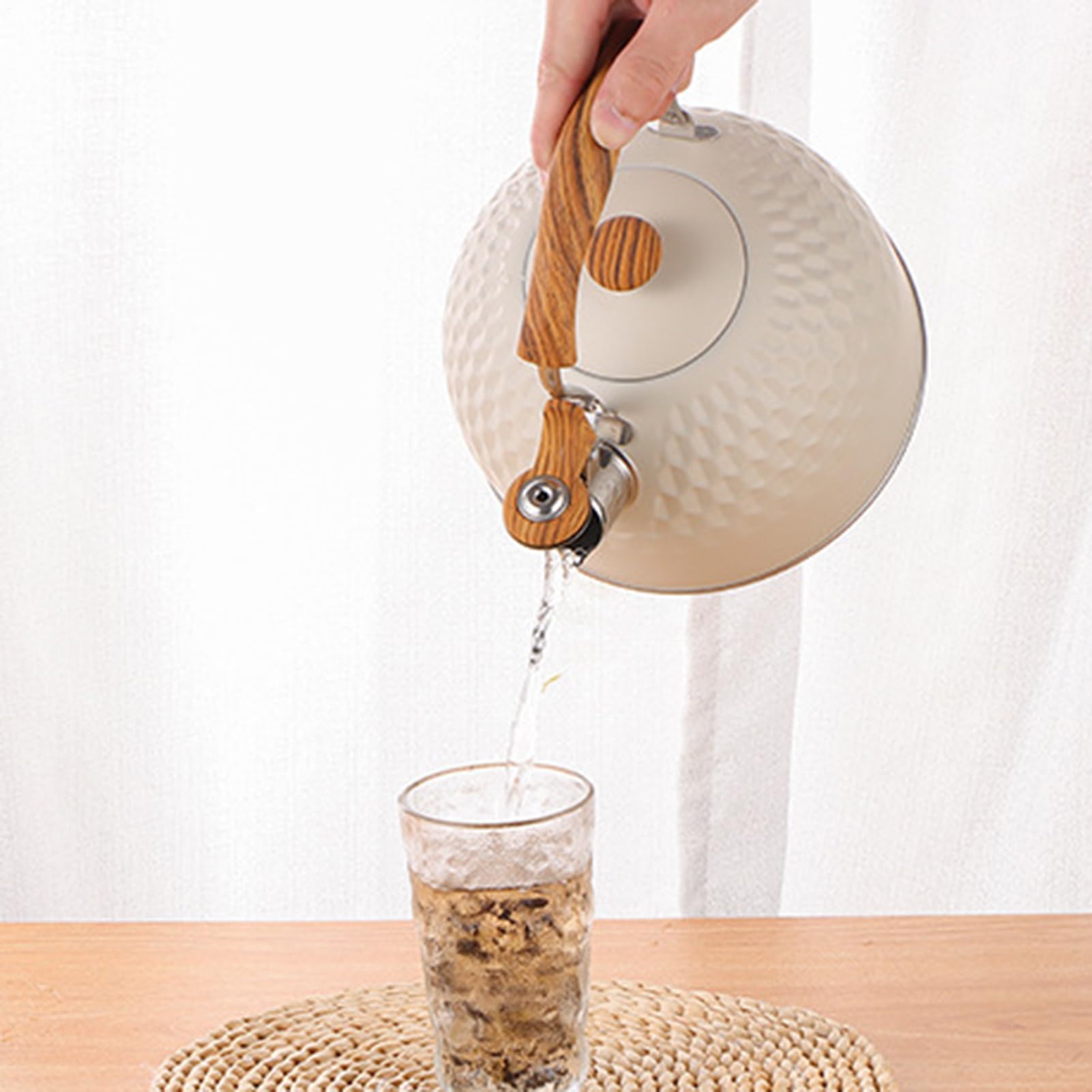 Bouilloire avec sifflet pour induction eau chaude