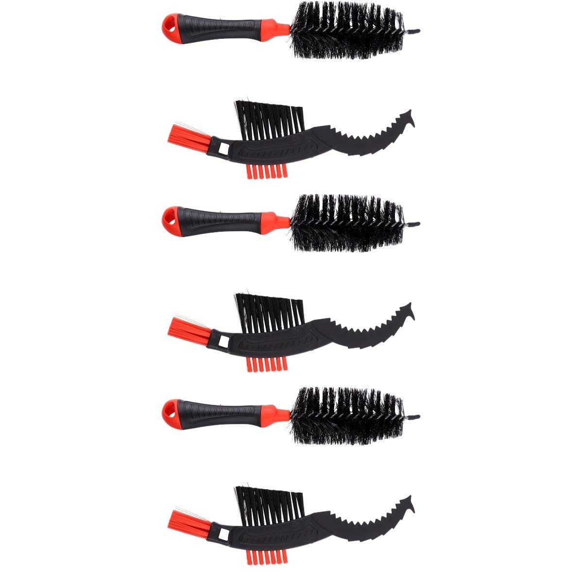 ibasenice 3 set Set Di Spazzole Per Pneumatici Pulitore Per Catene Di Biciclette Pulitore Per Catene Di Biciclette Spazzola Per La Pulizia Delle Di Kit Per 2 pezzi*3