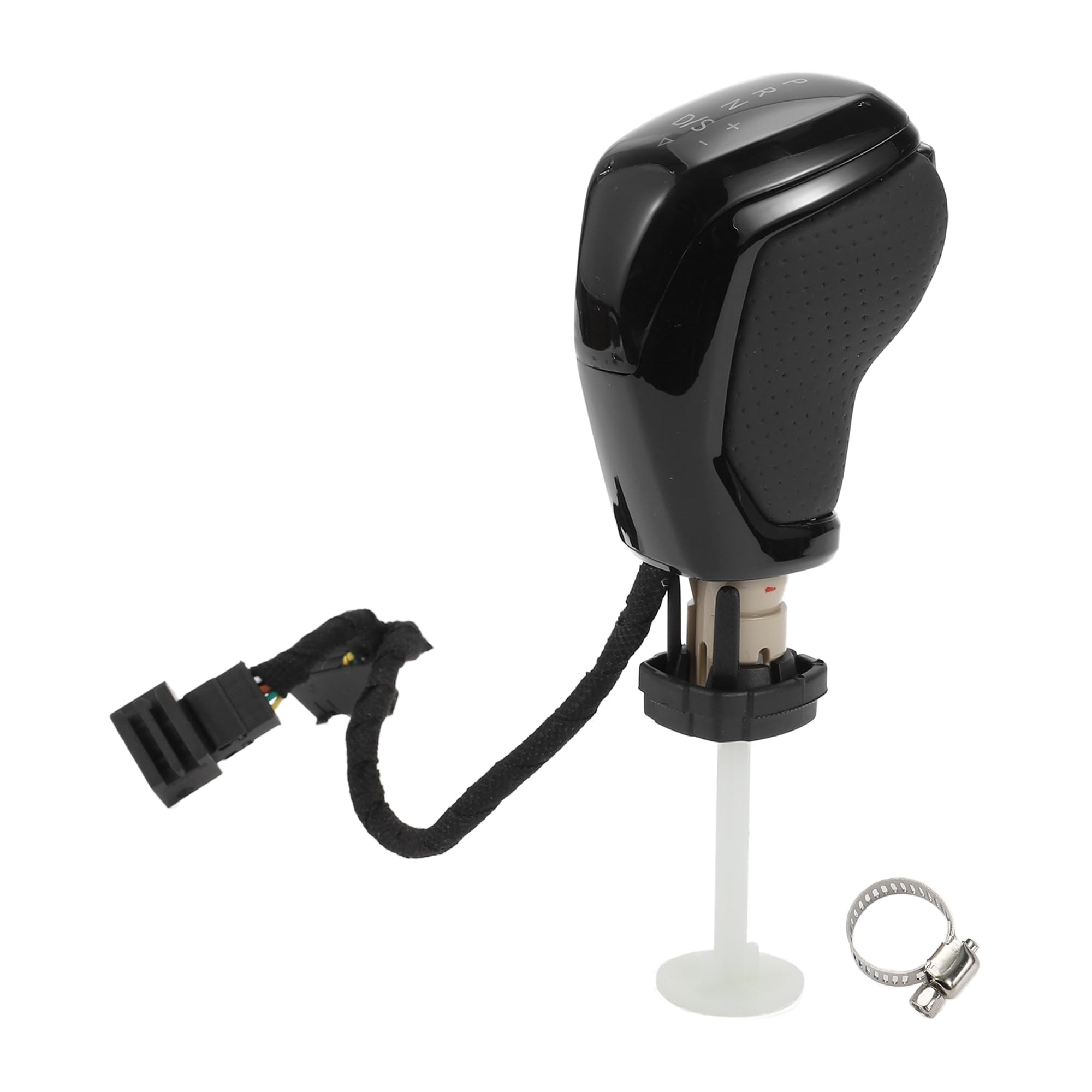 Automatic Gear Shifter Knob for Skoda Octavia MK3 2013-2019 Plastic Faux Leather Automotive Gearbox Stick Shifter Lever Knob Black