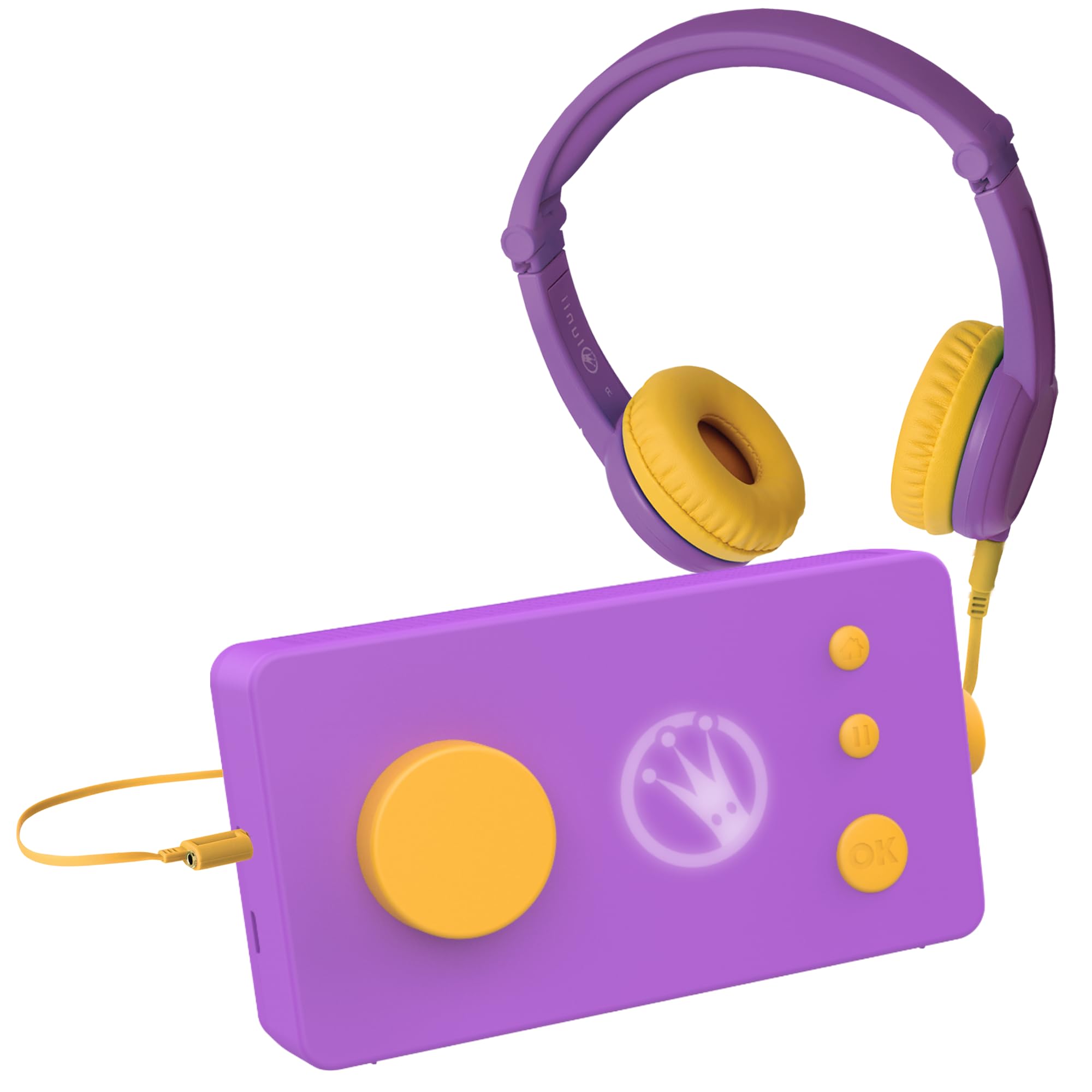 Lunii – Pack Voyage – Ma Fabrique à Histoires Violette + Casque Assorti – Dès 3 Ans – Fabriqué En France