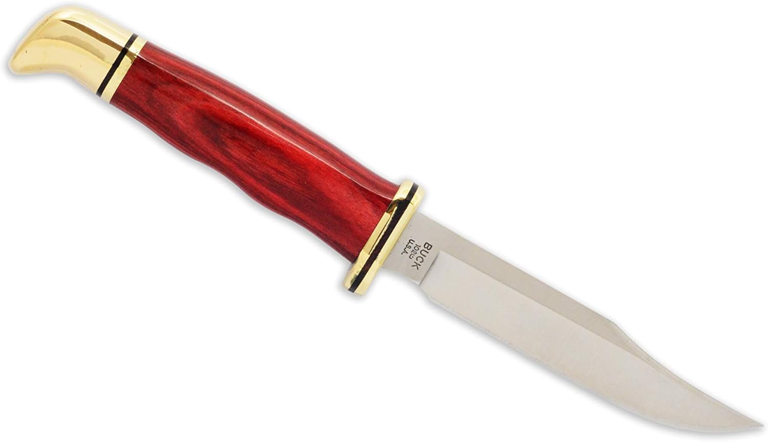 Buck Cherrywood Series 102 Woodsman Fixed Blade Knife