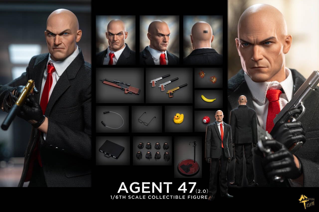 Amazon | Master Team 1/6 フィギュア キャラクター Agent 47 素
