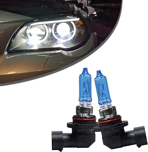 2 lámparas halógenas para automóvil 9006, 12 V, 100 W, P22D, lámpara antiniebla súper brillante, Plug and Play con base de plástico de baquelita,