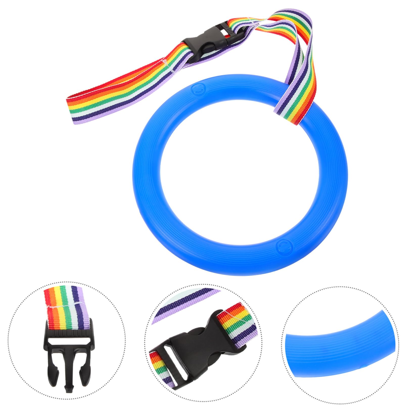Beaupretty Cuerdas de Seguridad Infantiles Ajustables con Anillas Desmontables Asas Redondas Cómodas y Líneas Coloridas para Preescolar y Parque para
