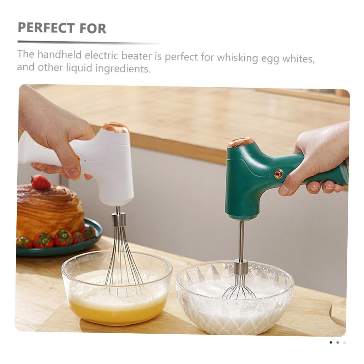 Alipis Mixing Supply Electric Hand Mixer Multi-function Convenient Handheld Cream Whipping Tool