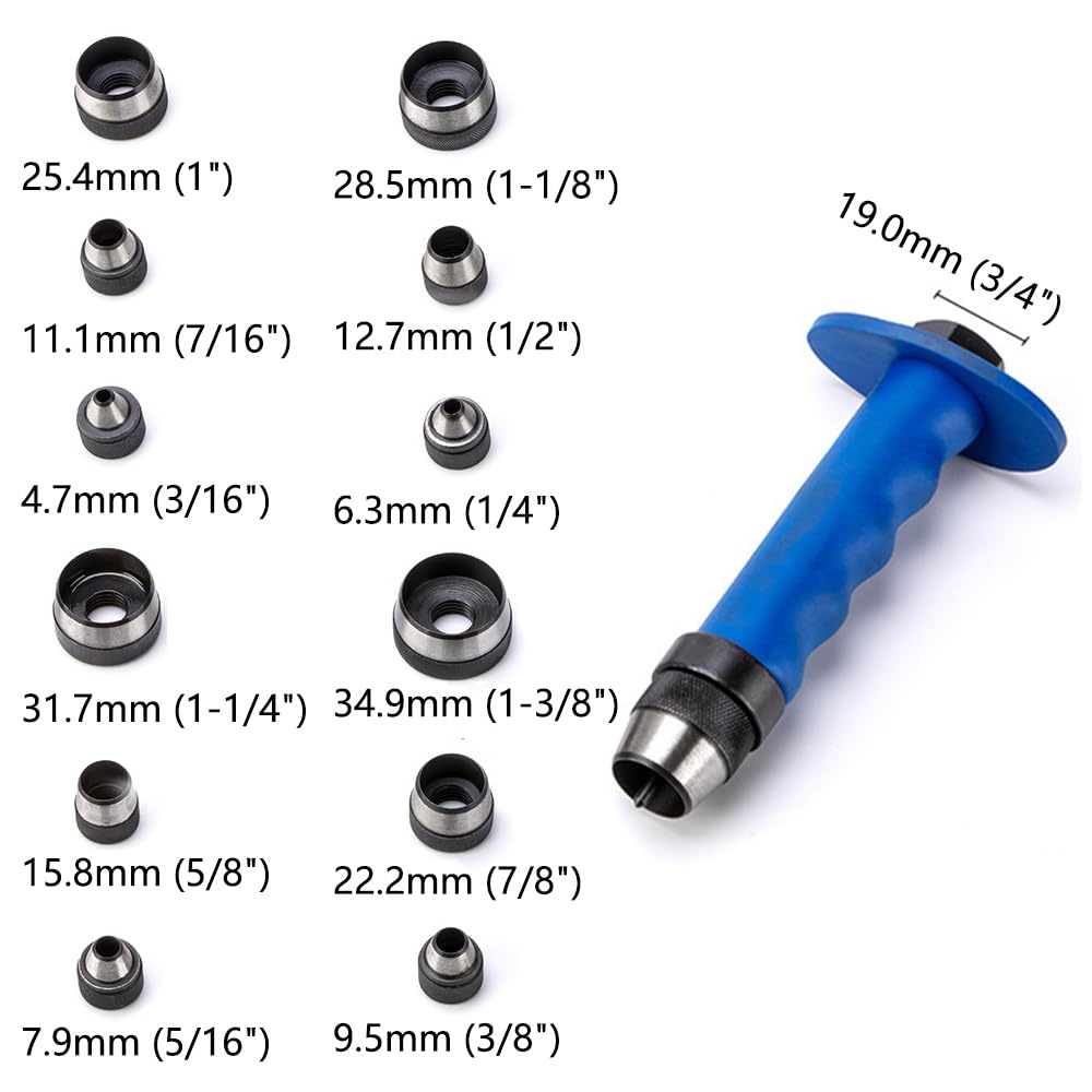 Laputa 最新作　新品　ALL BURST/Without your L Hollow Punch Kit with Pin Point Punch Shaft Hole Punch Set