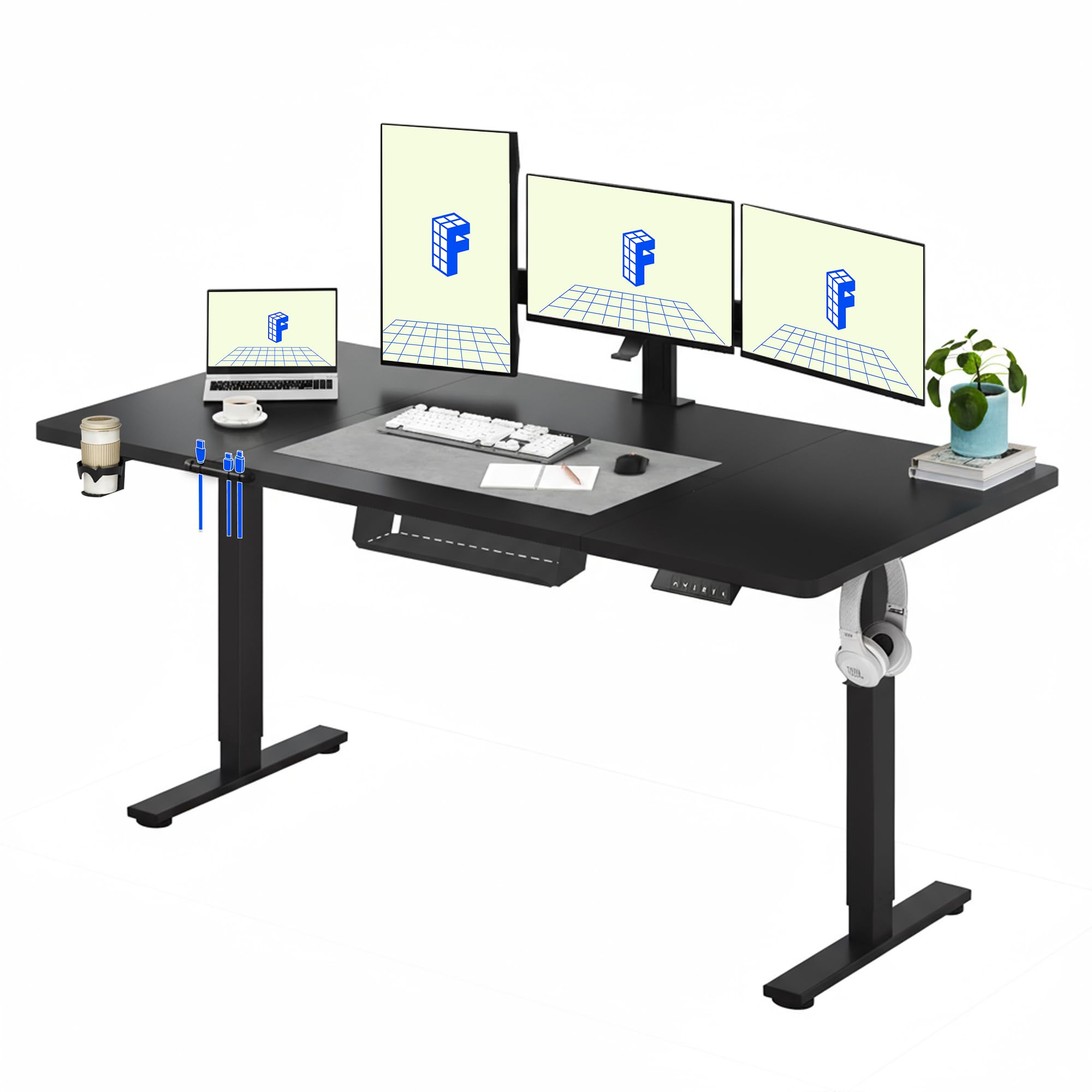 FLEXISPOT E1 Plus Electric Standing Desk Height Adjustable Sit Stand Desk โ image 1