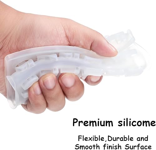 Miniatura 6 de Juego de 2 moldes de resina de letras del alfabeto, molde reutilizable de resina de silicona para fundición de epoxi con llavero, juego de taladro