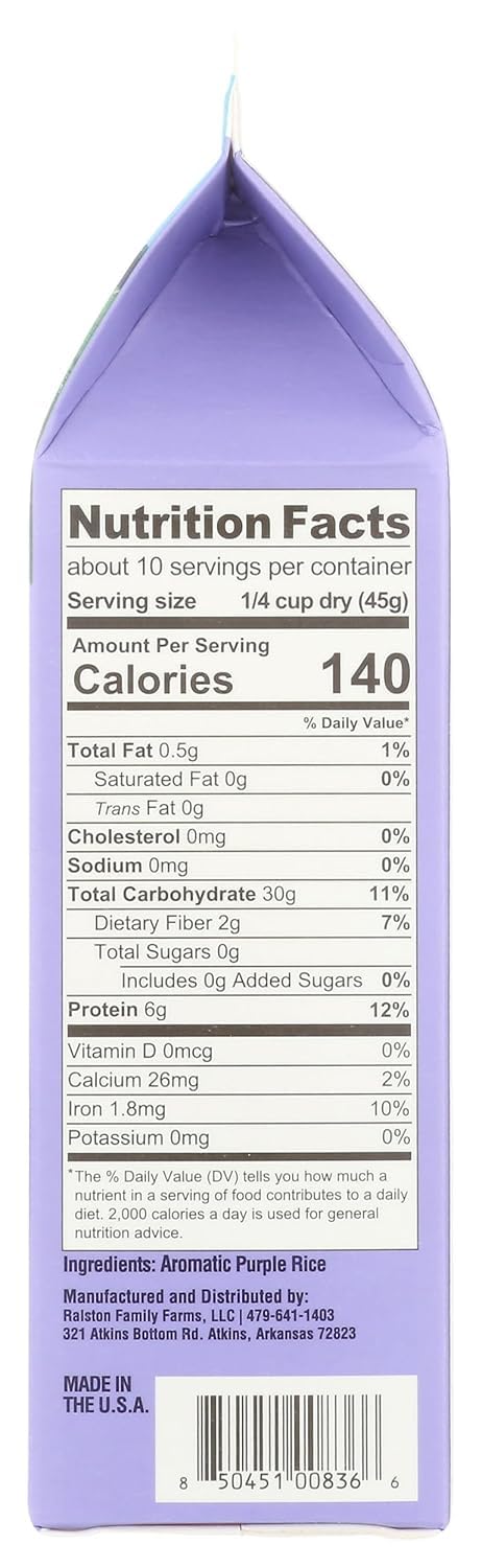 Ralston Family Farms Purple Rice 16 oz thumbnail 2