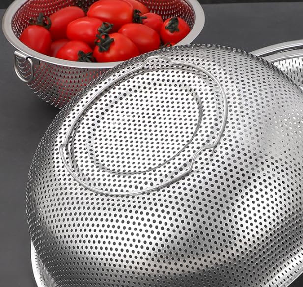 Amazon.co.jp: ステンレス ザル ざる ストレーナー 水切りカゴ 食器