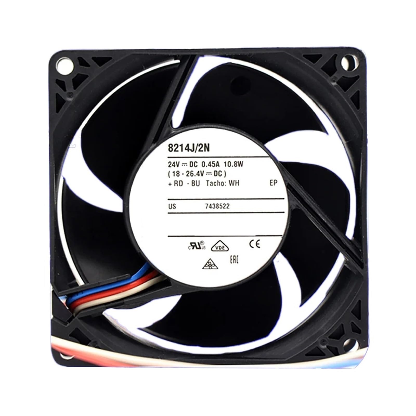 OKEWGHFL 8214J/2N DC24V 0.45A 10.8W 8038 80 * 80 * 38 mm COOLING FAN