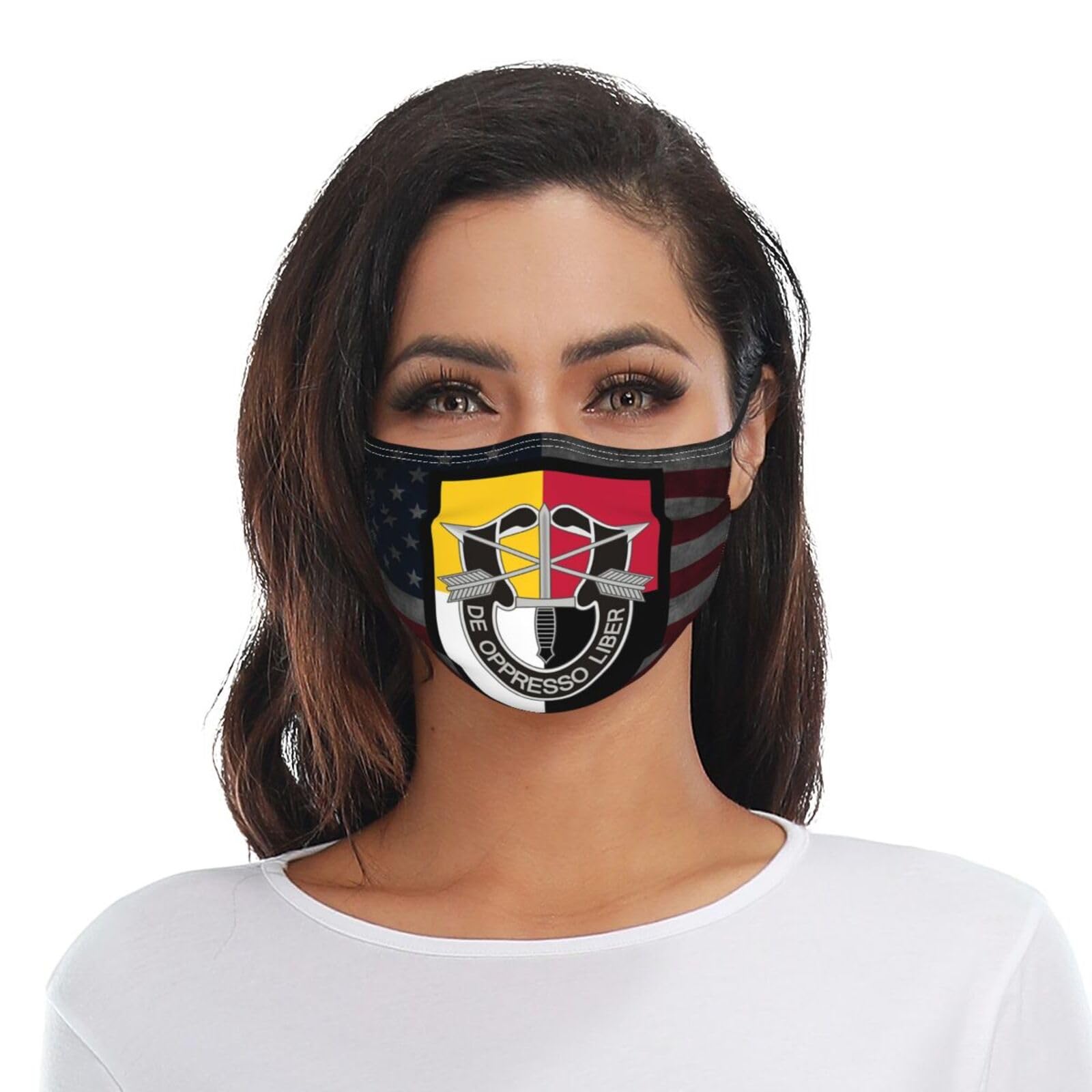 US Army 3rd Special Forces Group Adult Dust Mask Adjustable Dust Face with 2 Filter12