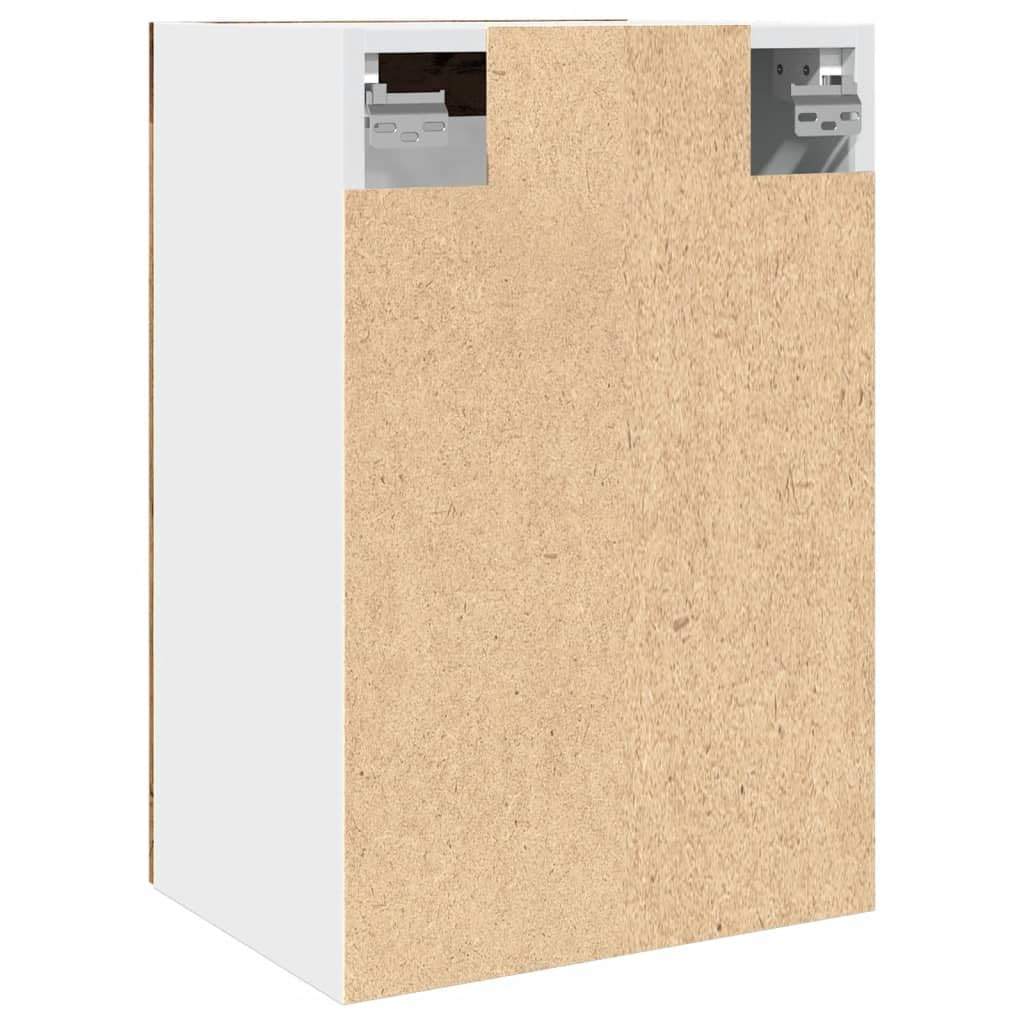 Hängeschrank Lyon mit Glastür in Altholz-Optik 40x31x60 cm aus Holzwerkstoff mit Küchenmöbel Stauraum für Geschirr und Kochutensilien