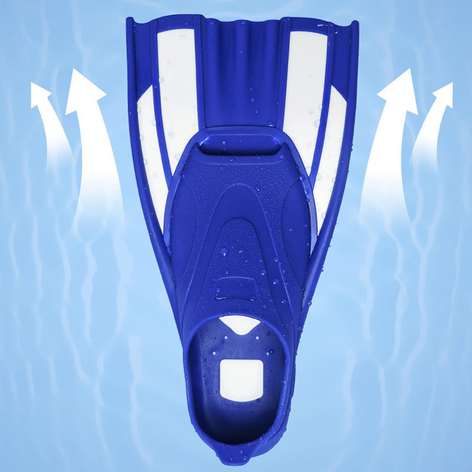 Flipper Professionelle Tauchflossen für Herren und Damen, rutschfeste Schwimmschuhe, professionelle Schwimmflossen, Schnorcheln, kurze Flossen, Tauchausrüstung (Farbe 02, XXS (33–34))