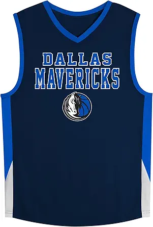 Outerstuff NBA Teams Youth Boys Knit Top Jersey T-Shirt with Team Logo (8-20)