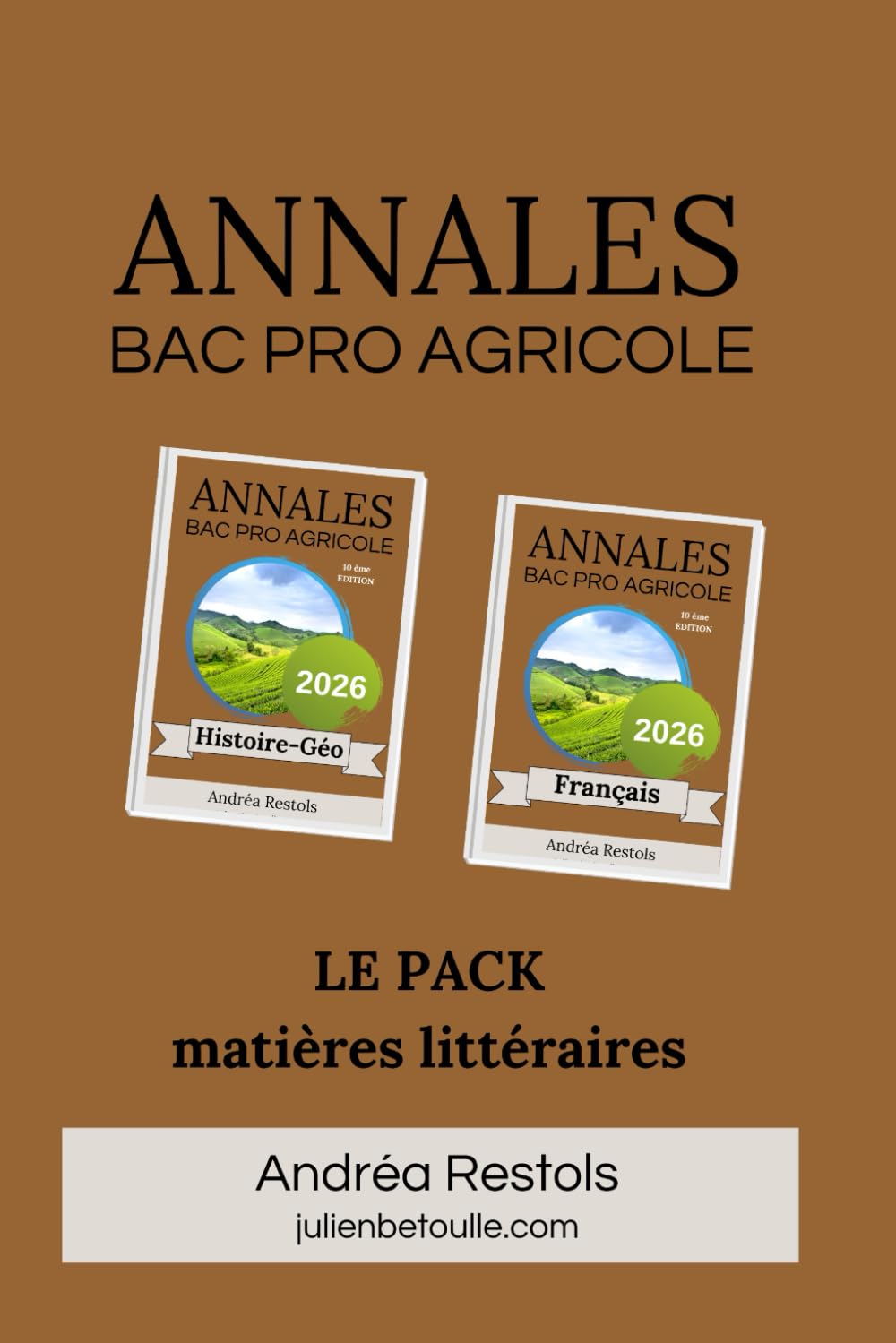 Pack annales bac pro agricole matières littéraires 2026