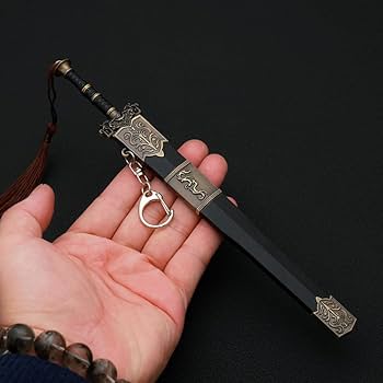 【娄滅漢剣】 漢剣 古兵器 武具 刀装具 高級 鑑賞用 長剣 装飾用 備前介藤原宗次／元治元年十一月日（彫入） 特別保存刀剣鑑定書