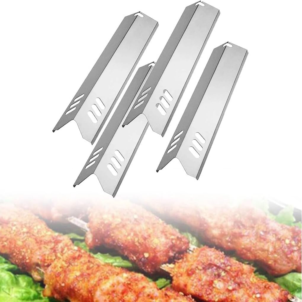 Kit di parti per grill a con copertura in acciaio inossidabile pulito ed efficiente da 4 pezzi per la maggior parte delle griglie per barbecue all'aperto flessibili
