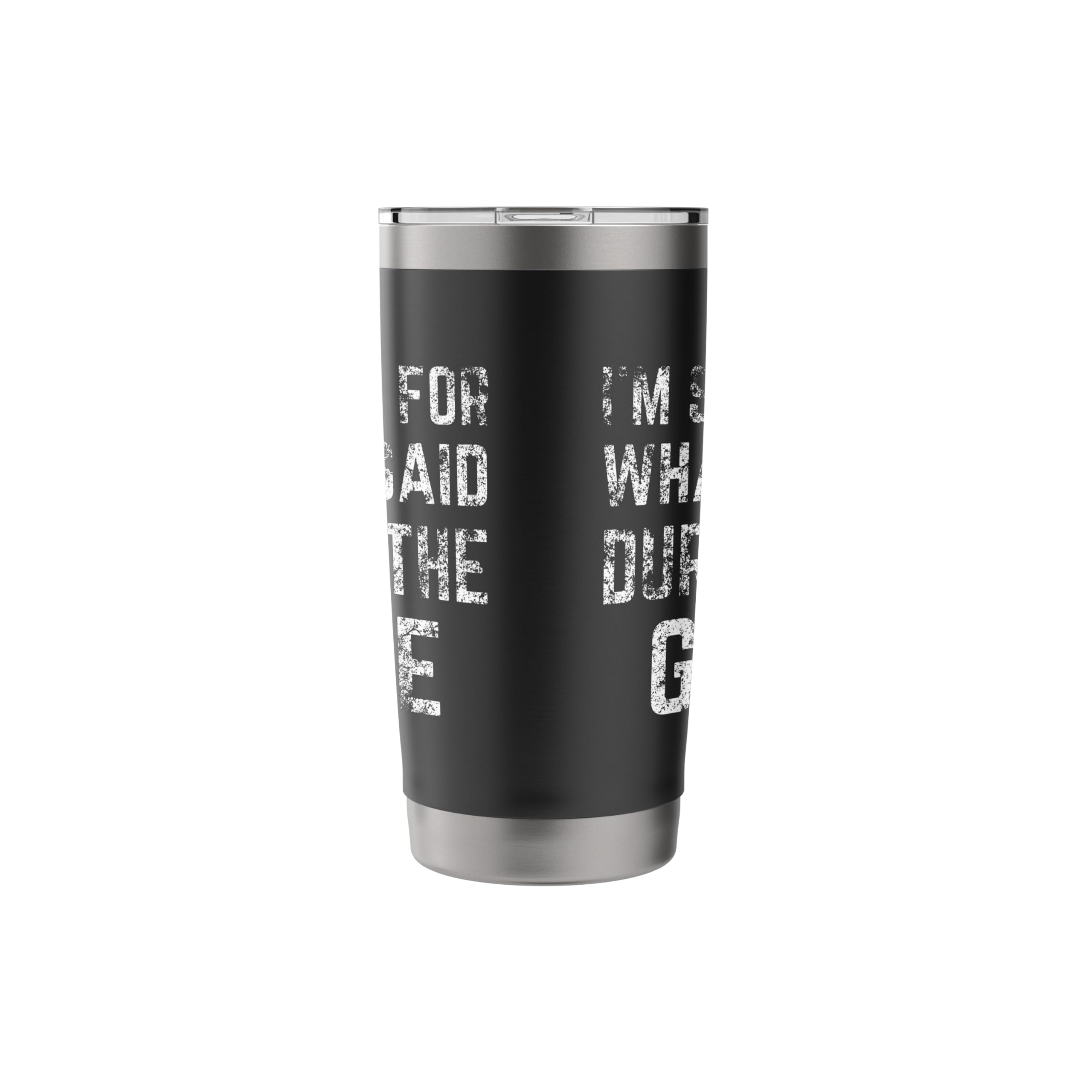 Gourde Métal 600ml – I'm Sorry For What I Said When I Was Hangry – Funny Food