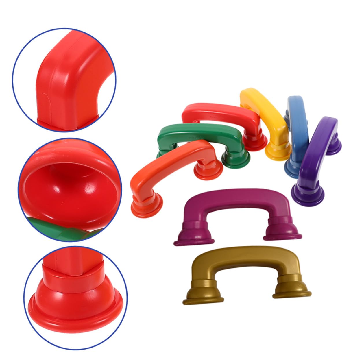 Teléfono Susurrante Colorido 8 Piezas de Abs para Niños Pequeños