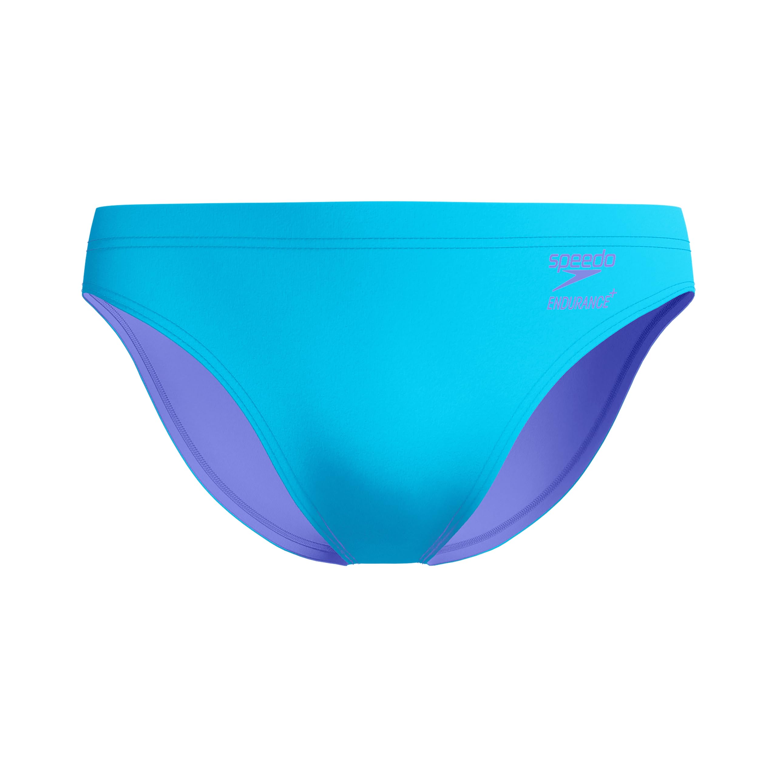 Speedo Men's Blue Solid Brief Endurance+ Swim Trunks Swimmers Size 38