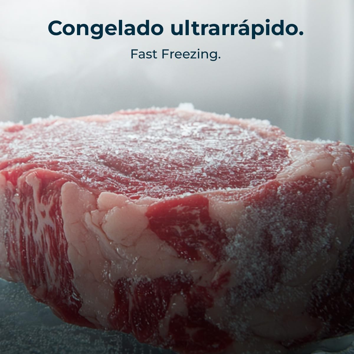 Cecotec Congelatore Orizzontale 99 L Bolero Coolmarket Chest 99 Black E. Finitura nera, alta 83,5 cm, convertibile in frigorifero e modalità Fast Freezing
