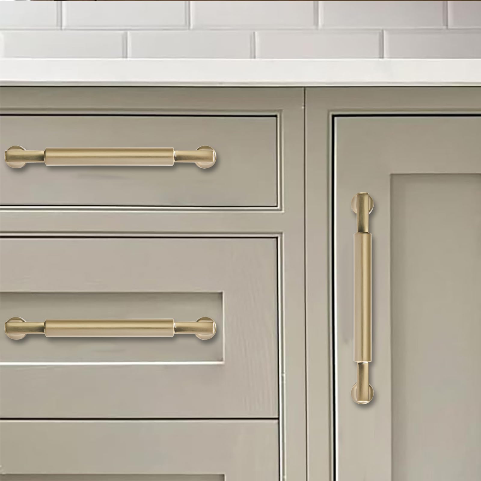 KHTUMEWARE-80345 Champagne Bronze Appliance Pulls CTC 12 in (305 mm) in Champagne Bronze — KHTUMEWARE
