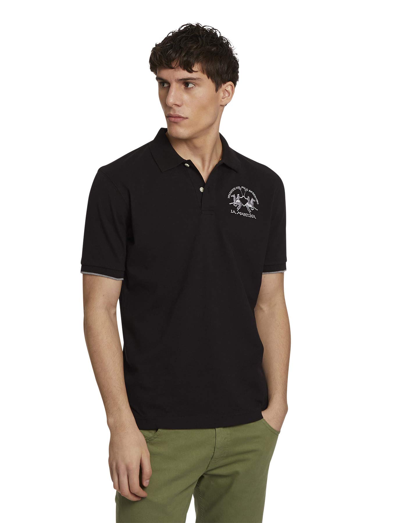 Polo Shirt Miguel in Black L