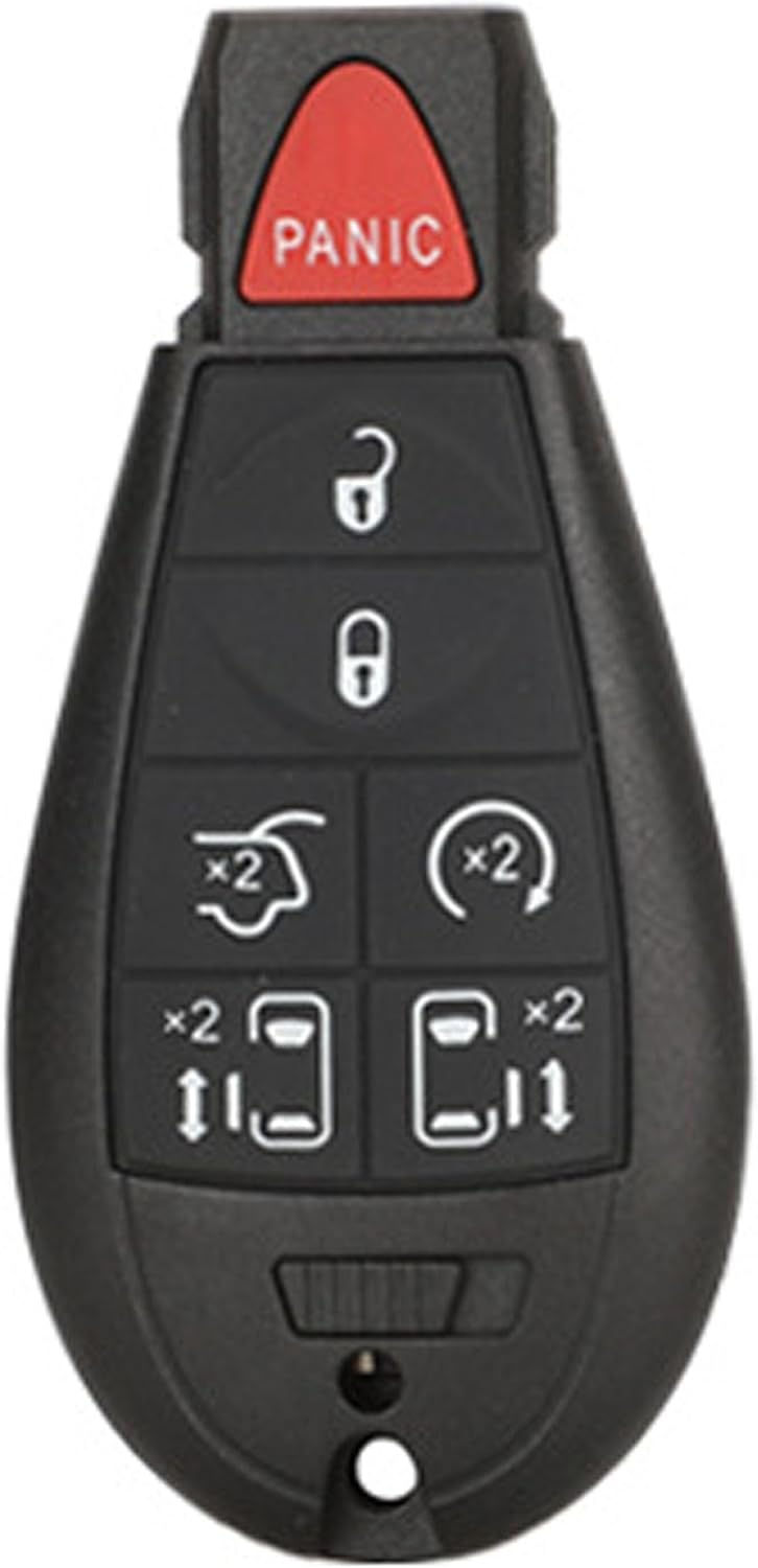 Replacement for Keyless Entry Remote Key Fob Shell Case Fit for 2013-2018 Dodge Ram 1500 2500 3500 (4-Button b)
