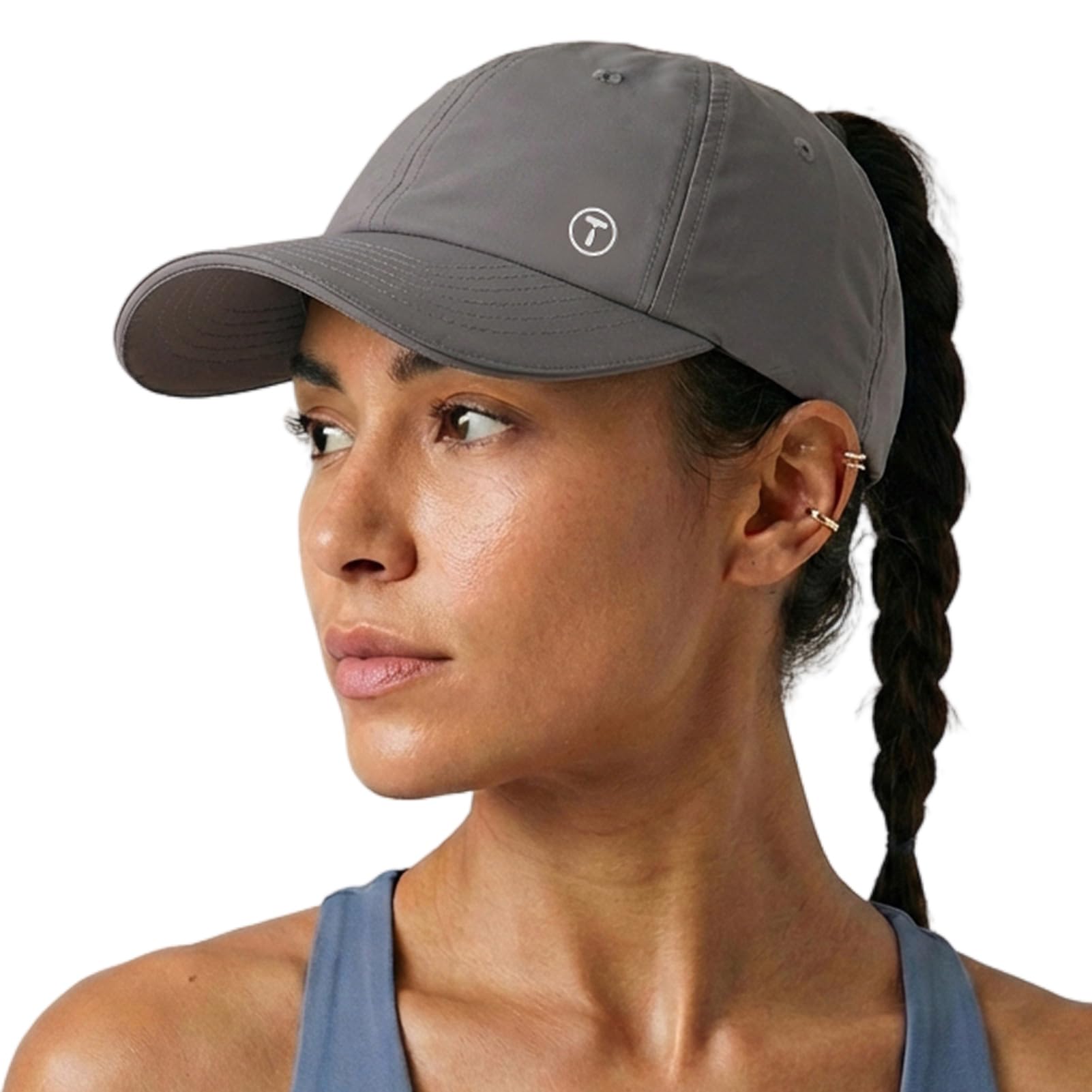 TOP-EX ChicPony™, berretto da baseball da donna, con foro nascosto per coda di cavallo, UVCoolix™, rinfrescante UPF 50+, cappello da sole leggero da donna