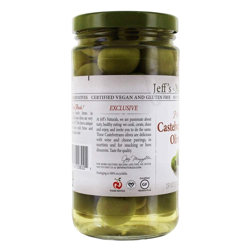 Amazon.com : Jeff's Garden, Olives Green Castelvetrano Pitted, 5.5